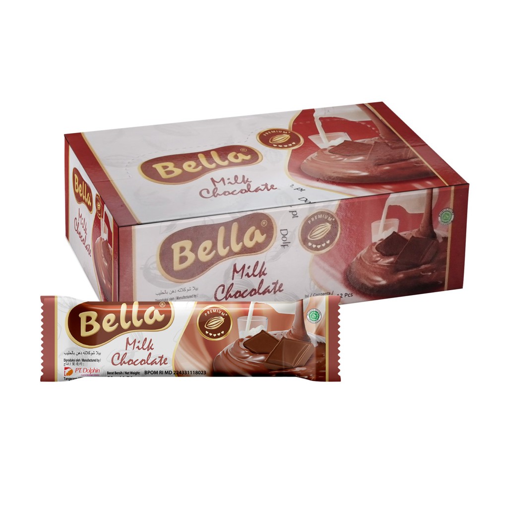 Jual Bella Chocolate Premium 45-50G - Box | Shopee Indonesia