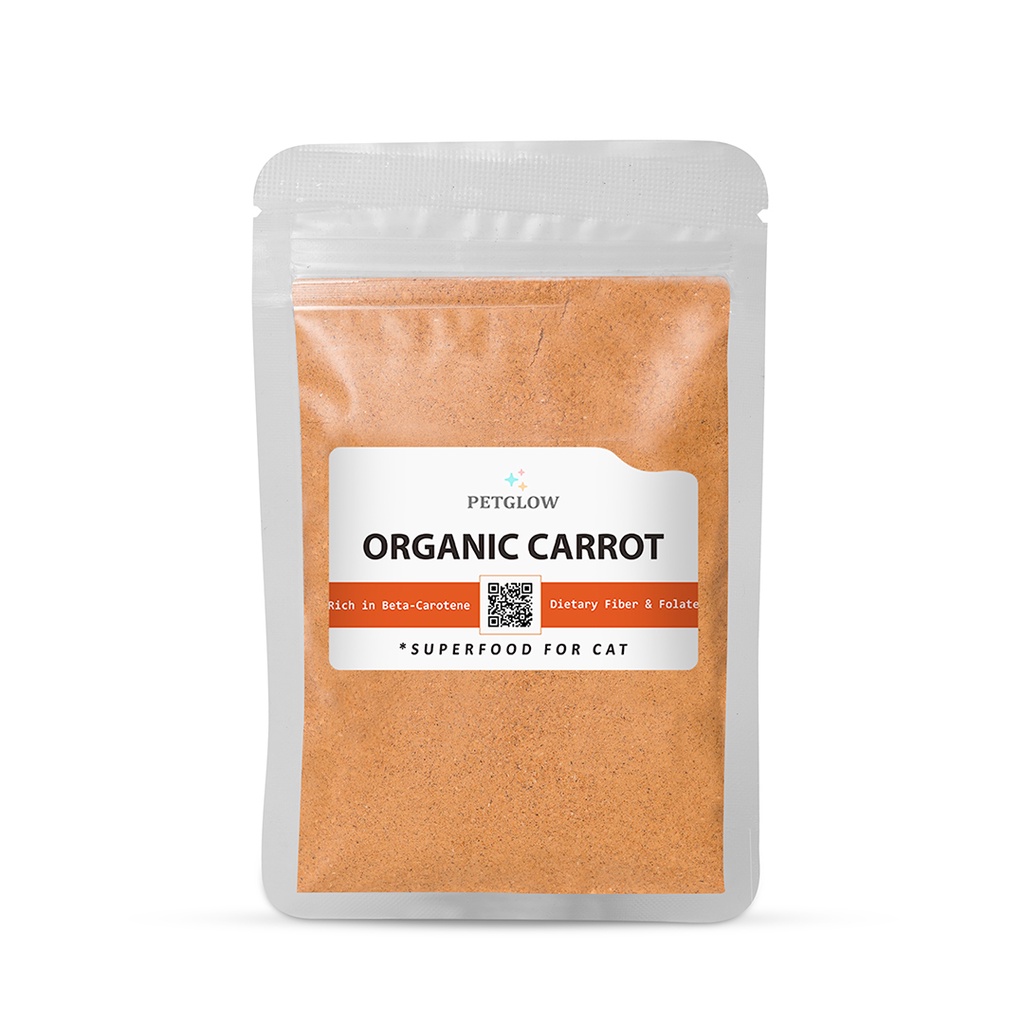 Jual Petglow Superfood Organic Carrot For Cat Powder Bubuk Wortel Vitamin Kulit Bulu Kucing