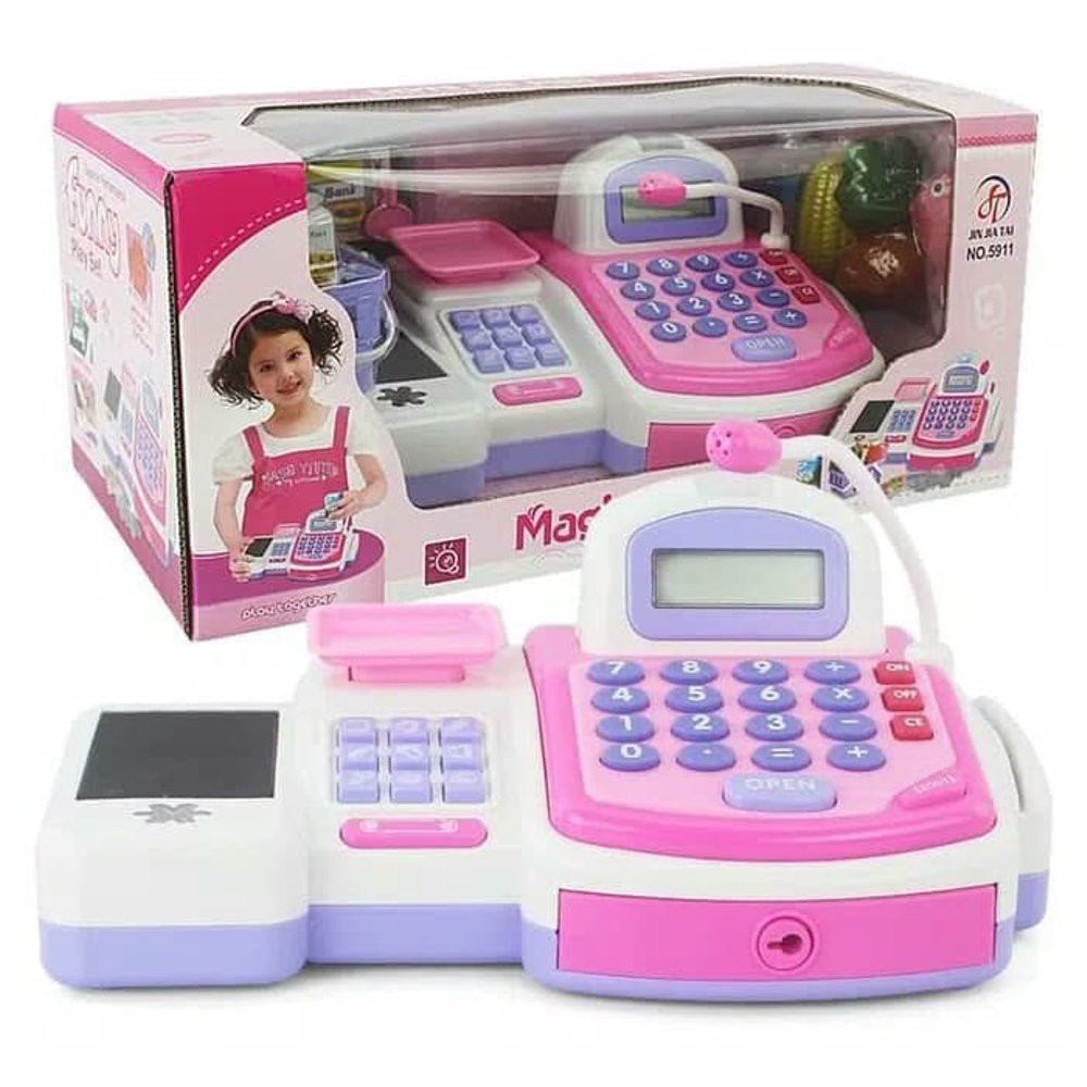 Jual Mesin Kasir Mainan Anak Magical Play Set Cash Register Mesin Kasir Supermarket Termurah | Shopee Indonesia