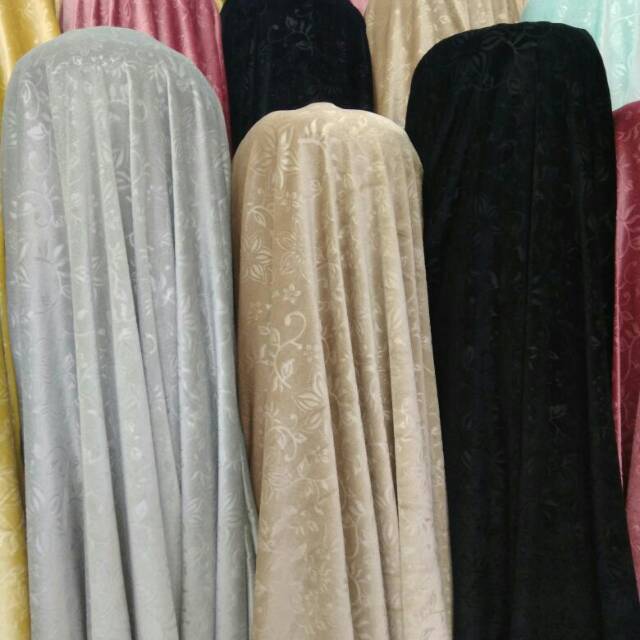 Kain bludru motif/bahan bludru stret Shopee Indonesia