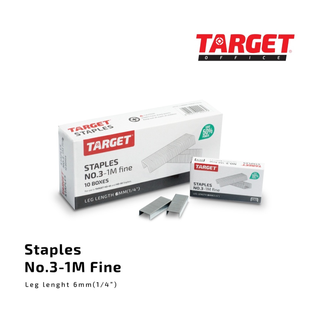 Jual ISI STAPLER / STAPLES TARGET NO3 Shopee Indonesia