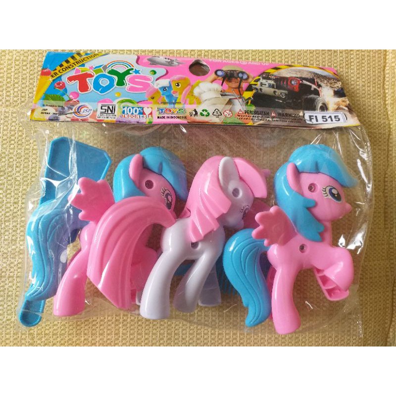 Jual Mainan Anak Kuda Poni Isi 3 | Shopee Indonesia