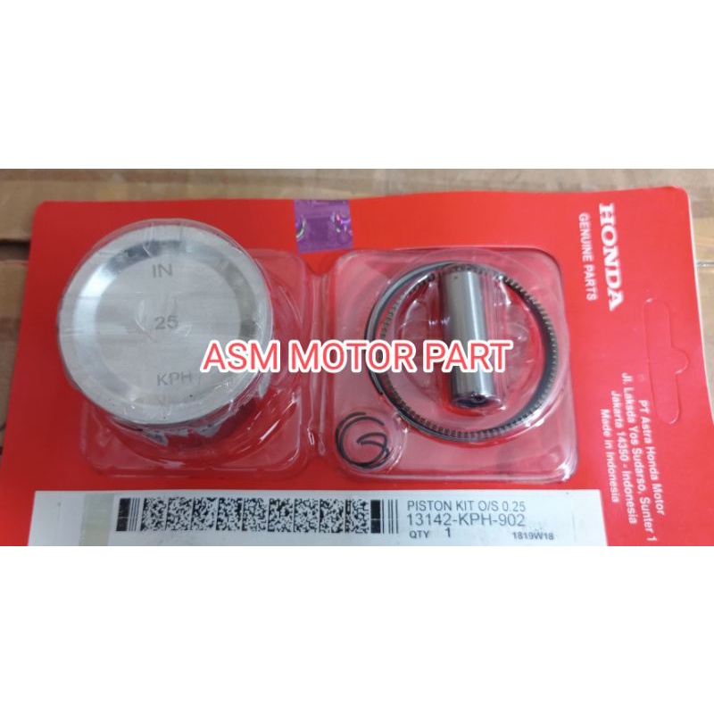Jual PISTON KIT HONDA KARISMA KHARISMA SUPRA X 125 OS 0,25 SEHER SUPRA