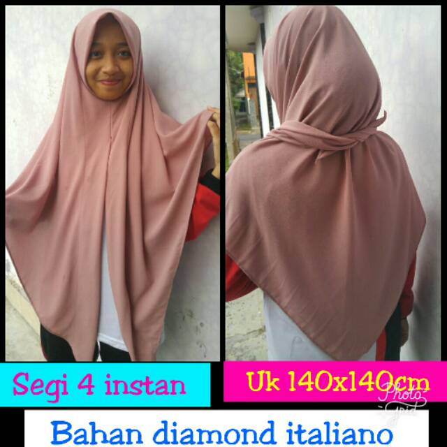 Jilbab Segi Empat Kain Hijab Aisa