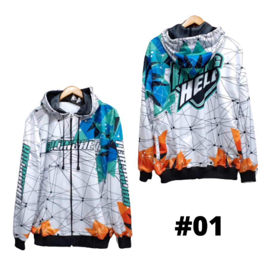 Jual Jaket Racing Hell Motor Balap Hoodie Sweater Racing Hell Line Star Pria Wanita Bahan Tebel Nyaman | Shopee Indonesia