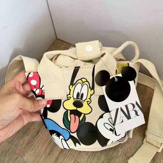 Zara x disney crossbody bag / zara mickey crossbody bag / tas selempang