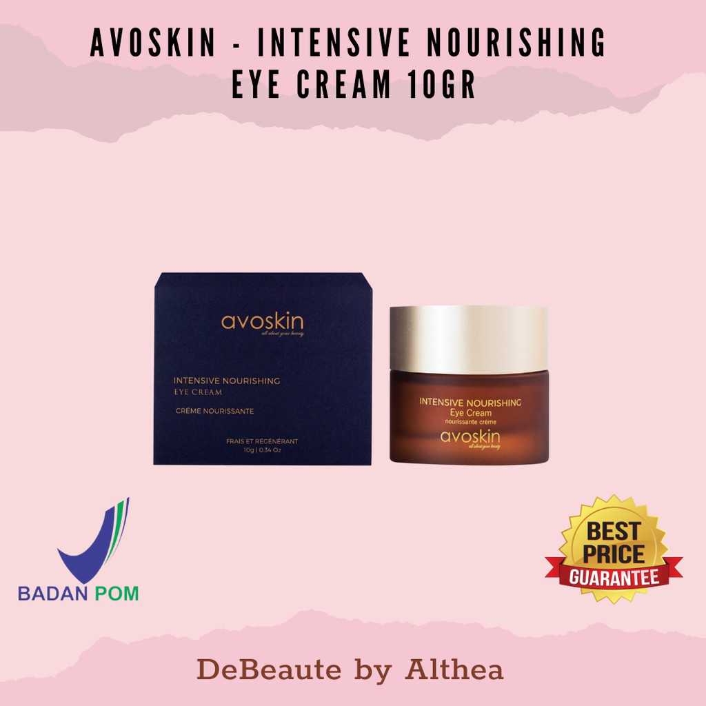 Jual AVOSKIN Intensive Nourishing Eye Cream 10gr Shopee Indonesia
