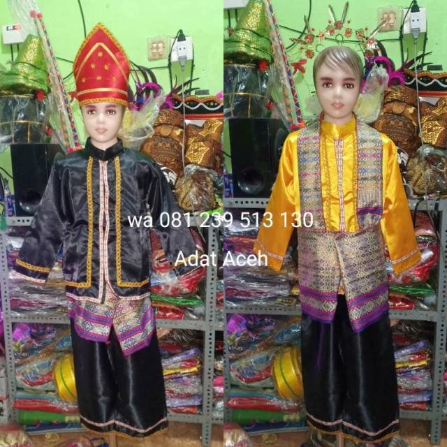 Jual Baju adat aceh anak TK Indonesia