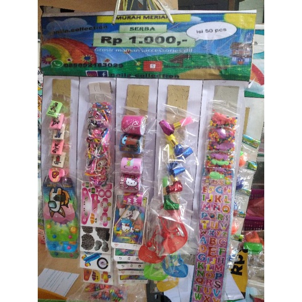 Jual Paket Usaha Mainan Serba 1000/Dititipi Di Warung Isi 50Item | Shopee Indonesia
