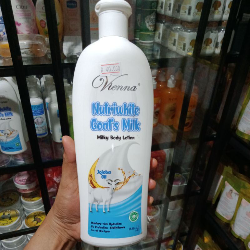 Jual Vienna body Lotion milky goats milk 750ml Shopee Indonesia