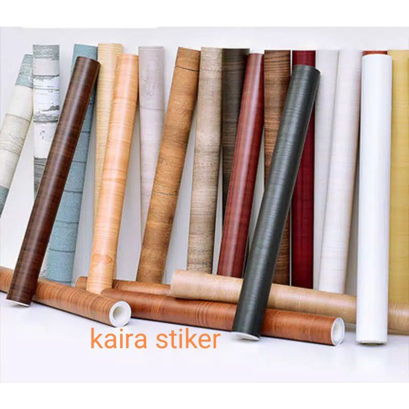 Jual WALL PAPPER MOTIF KAYU/STICKER MOTIF/STIKER PELAPIS MEJA /STICKER