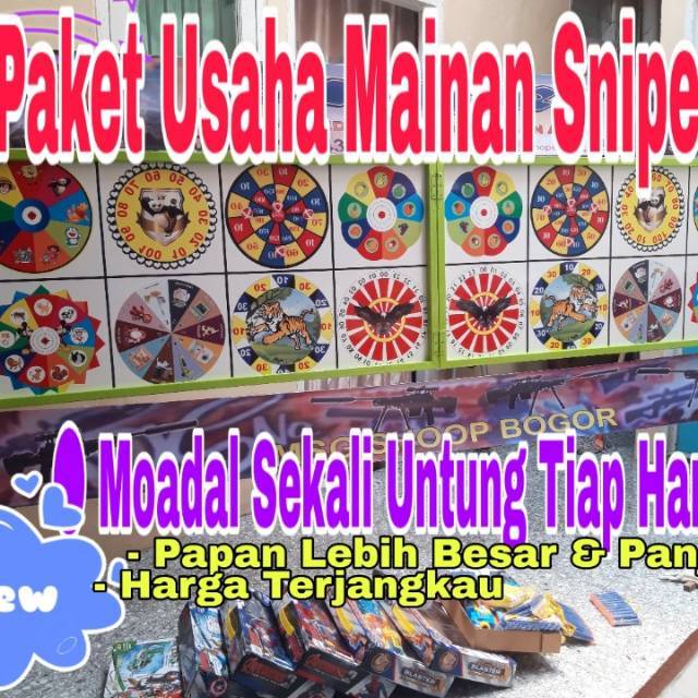 Jual Paket Usaha Mainan Edukasi Menembak Sniper Murah Cepat Balik Modal Viral | Shopee Indonesia