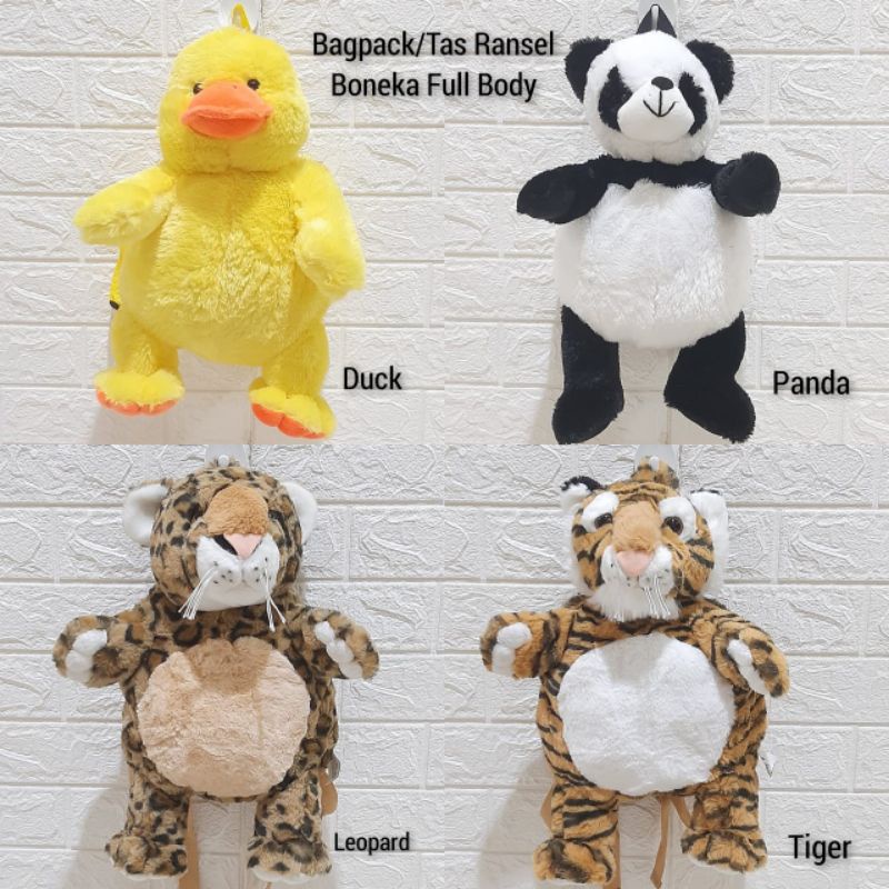 BAGPACK ANIMAL / TAS RANSEL ANAK TAS RANSEL BONEKA FULL BODY Shopee
