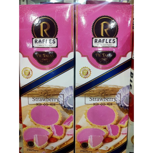 Jual Pie Talas Rafles Strawberry Oleh Oleh Khas Bogor Shopee Indonesia
