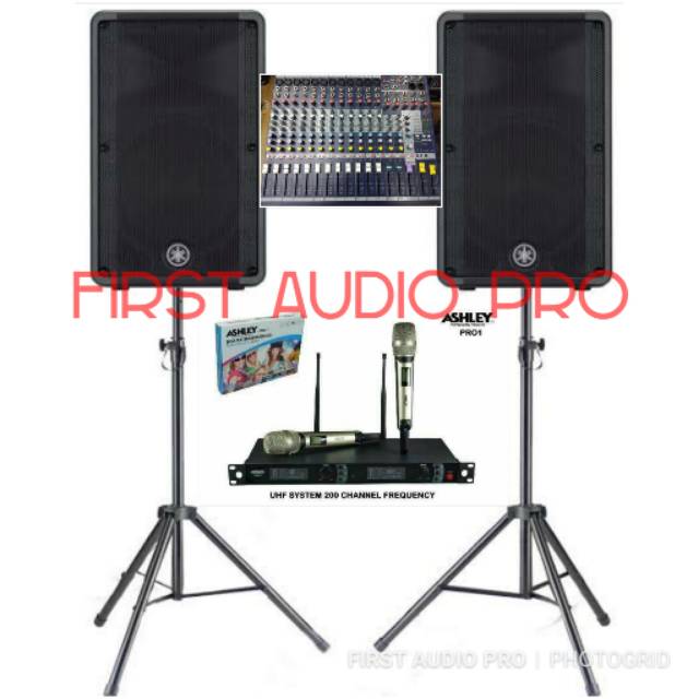 PAKET SOUND SYSTEM YAMAHA DBR 15 + MIXER SOUNDCRAFT EFX 12 Shopee Indonesia