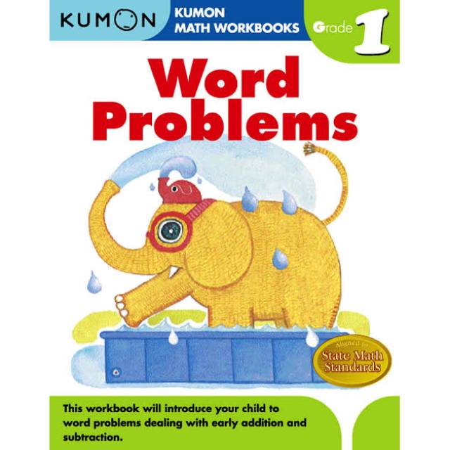 Jual Kumon Books Word Problem Grade 1 Indonesia|Shopee Indonesia