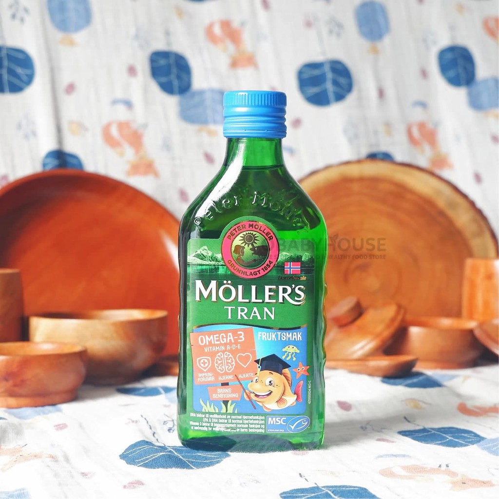 Jual Mollers Tran Cod Liver Oil Tutti Frutti 250 ml Shopee Indonesia