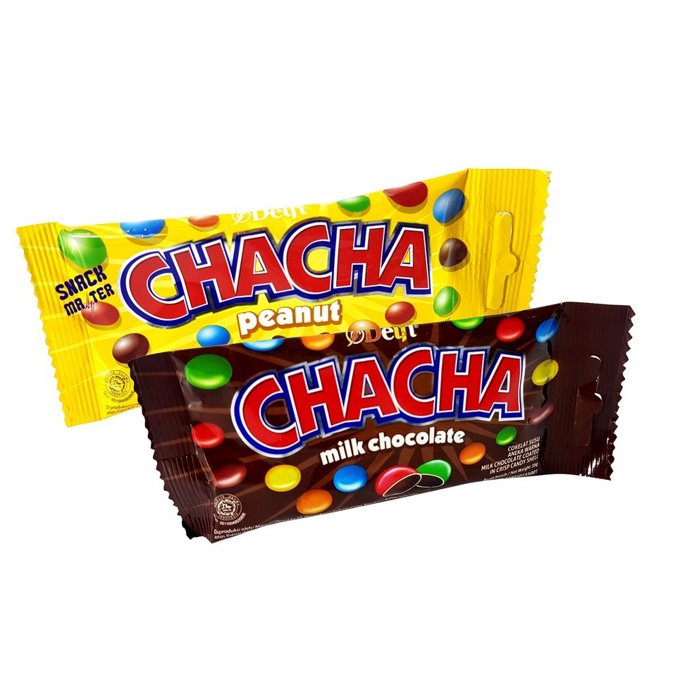 Jual Chacha Defli Coklat 25 & 40 Gram (Peanut & Milk Chocolate) / Cokelat Chacha | Shopee Indonesia