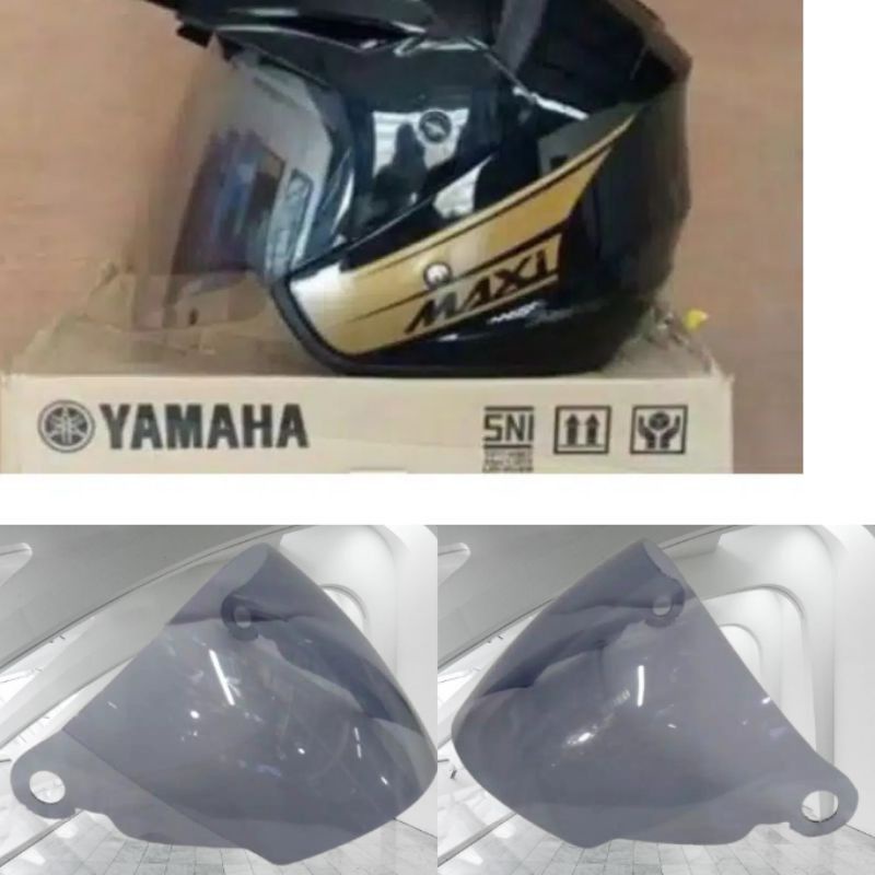 Jual Kaca helm half face standar bawaan yamaha / kaca Helm Yamaha NMAX