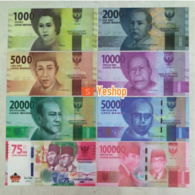 Uang replika uang palsu untuk mahar Shopee Indonesia