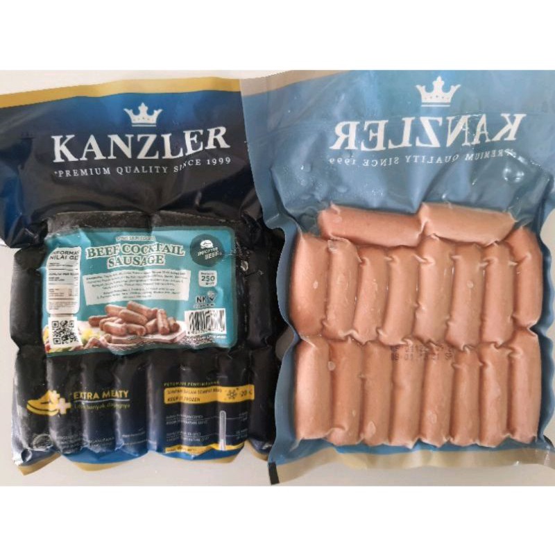 Jual Kanzler Sosis Beef Cocktail 250Gr Indonesia|Shopee Indonesia