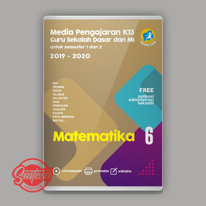 CD RPP PERANGKAT PEMBELAJARAN MATEMATIKA SD/MI KELAS 6 Shopee Indonesia