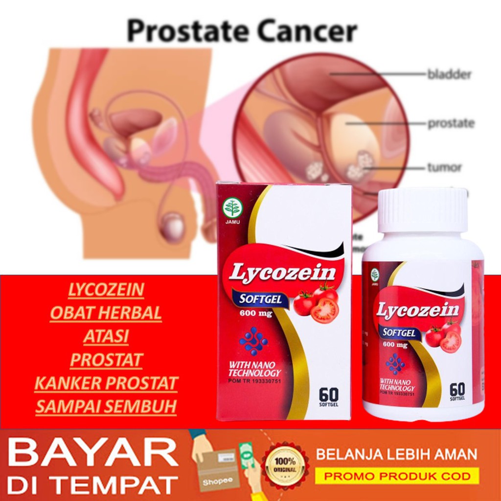 Obat Prostat / Prostatitis / Kanker Prostat Herbal Lycozein With Technologi  NANO | Shopee Indonesia