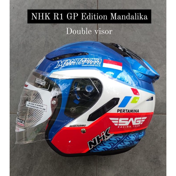 Jual HELM NHK R1 GP EDITION SERI MANDALIKA/NHK ORIGINAL/NHK MOTIF/NHK