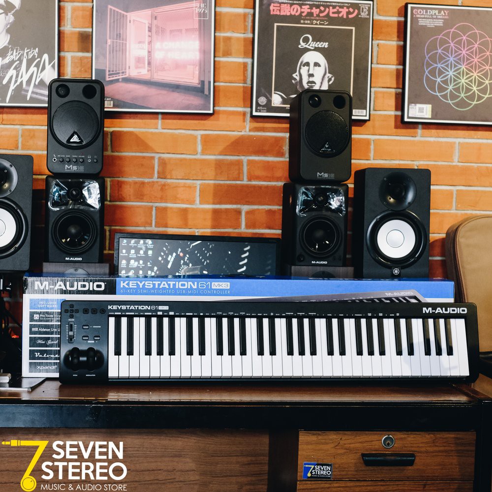 Jual M-Audio Keystation 61 Mk3 Keyboard Usb Midi Controller E Disigrosir | Shopee Indonesia