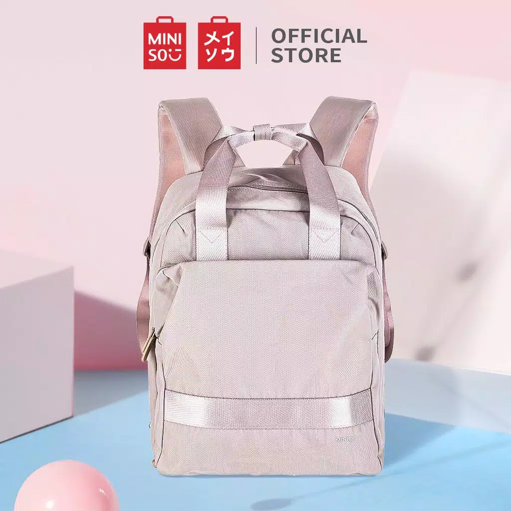 MINISO! Minigo women's laptop backpack. 4wrn. tas ransel