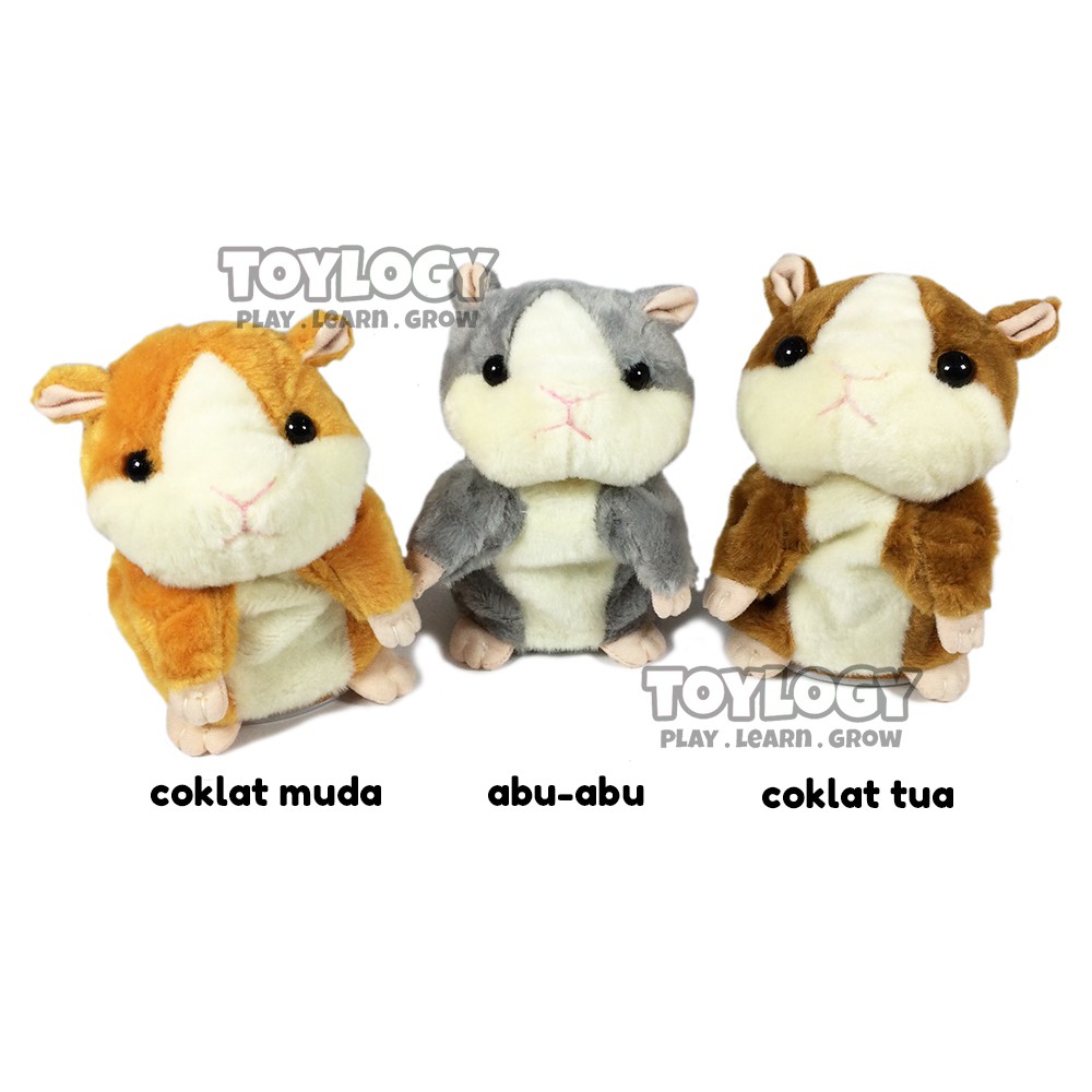 Mainan Talking Hamster Boneka Hamster bisa bicara menirukan suara