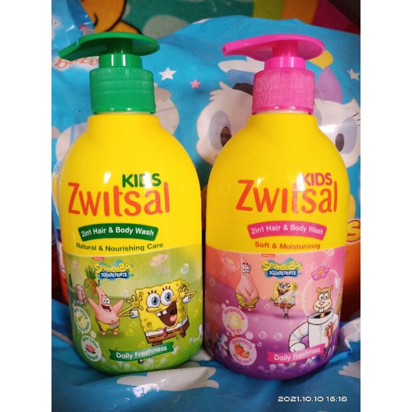 Jual Zwitsal Kids 2in1 Hair&Body Wash / hair&Body wash zwitsal / 280 ml