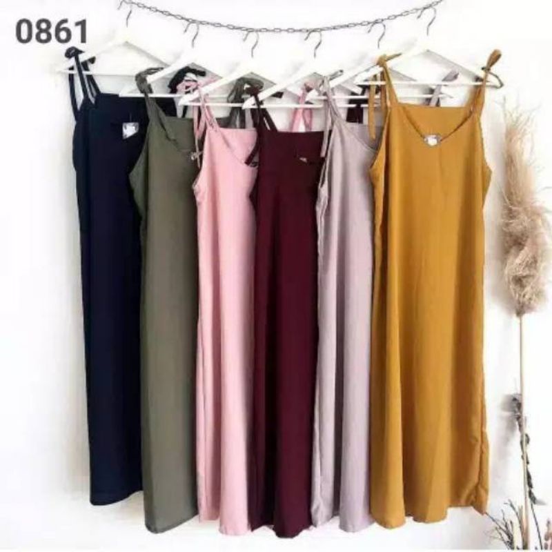 Jual LOLA OVERALL /LONG DRESS ( TALI BISA DI ATUR ) JUMPSUIT KOREA