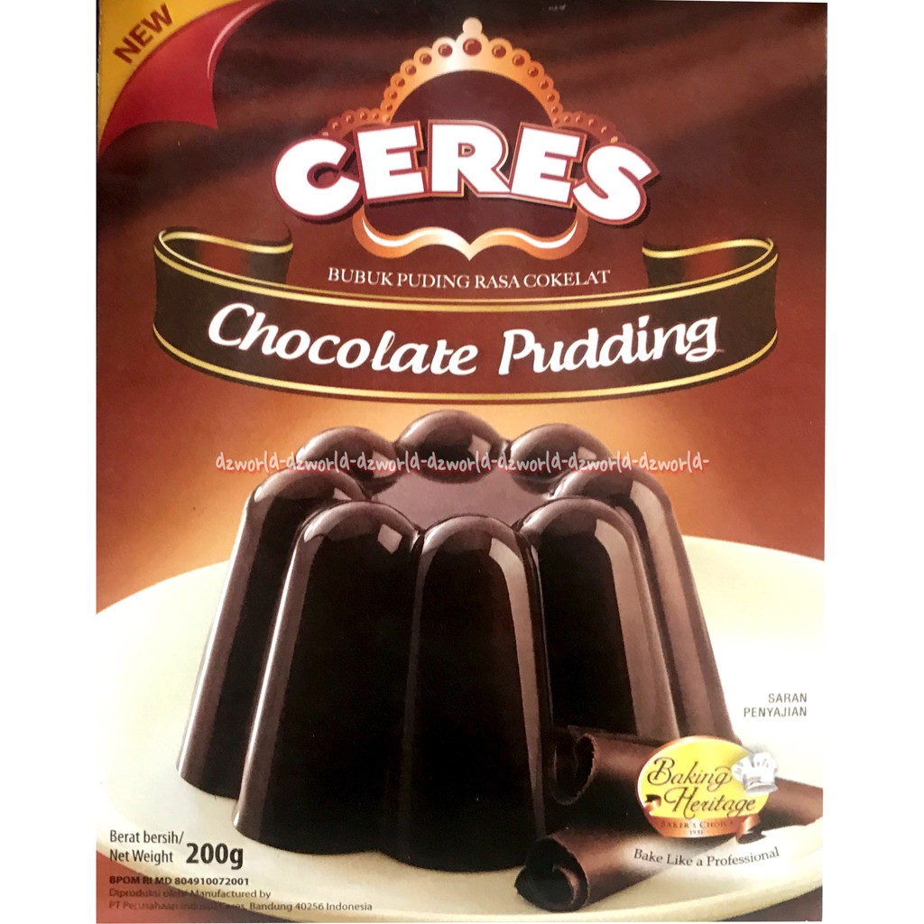 Jual Ceres Chocolate Bubuk Puding Coklat Tepung Membuat Puding Instan | Shopee Indonesia