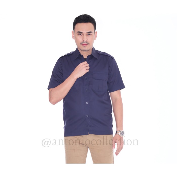 Jual Kemeja / Baju PDH , PNS , Dinas , Pemda Biru Dongker Indonesia