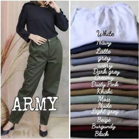 READY STOK BAGGY PANTS Berbagai Macam warna menarik Moss Tamolivia B7T7  Baggy pant | Shopee Indonesia