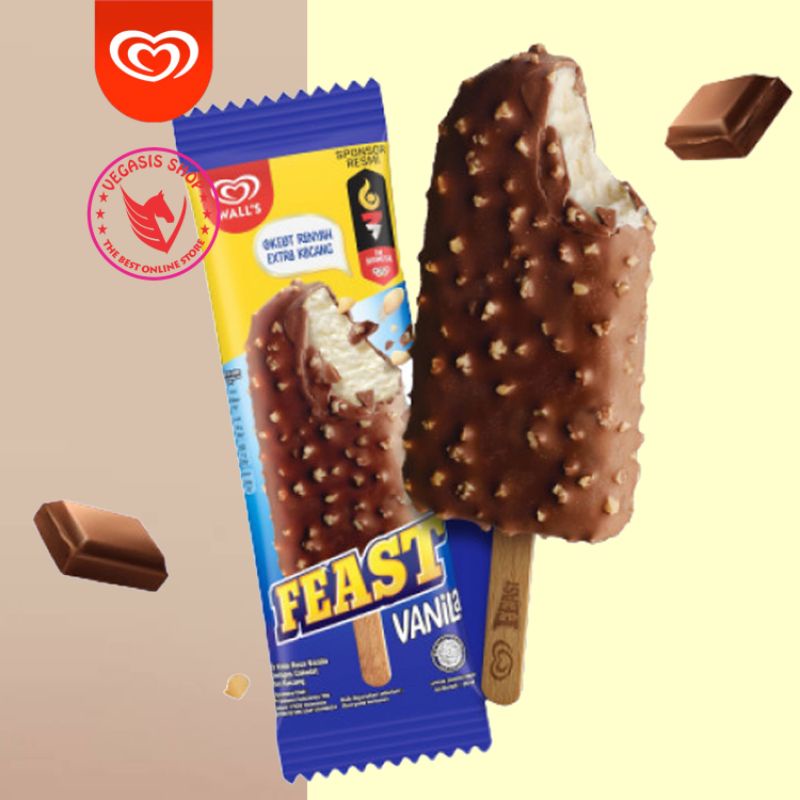 Jual Es Krim Walls Feast Ice Cream | Shopee Indonesia