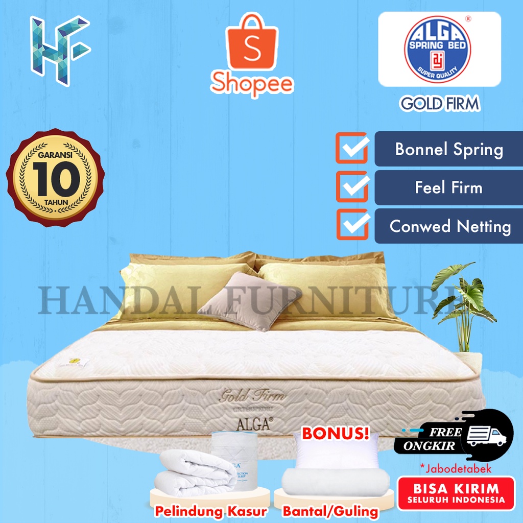 Jual Alga Hanya Kasur Spring Bed Gold Firm (Orthopedic) Indonesia