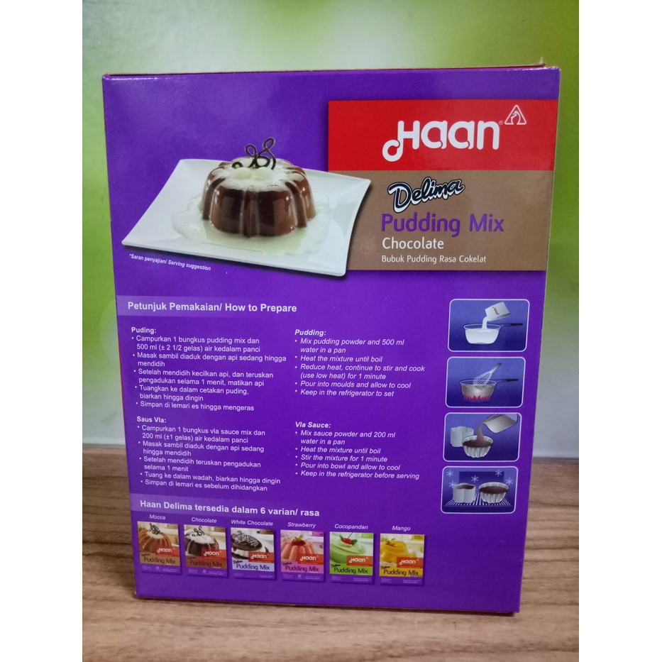 Resep Puding Haan Coklat Price 8