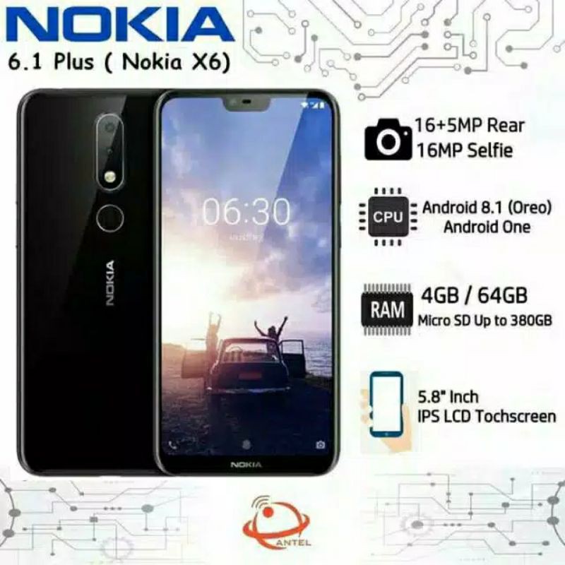 Jual Nokia 6.1 Plus Harga Terbaik & Termurah Desember 2022 | Shopee Indonesia