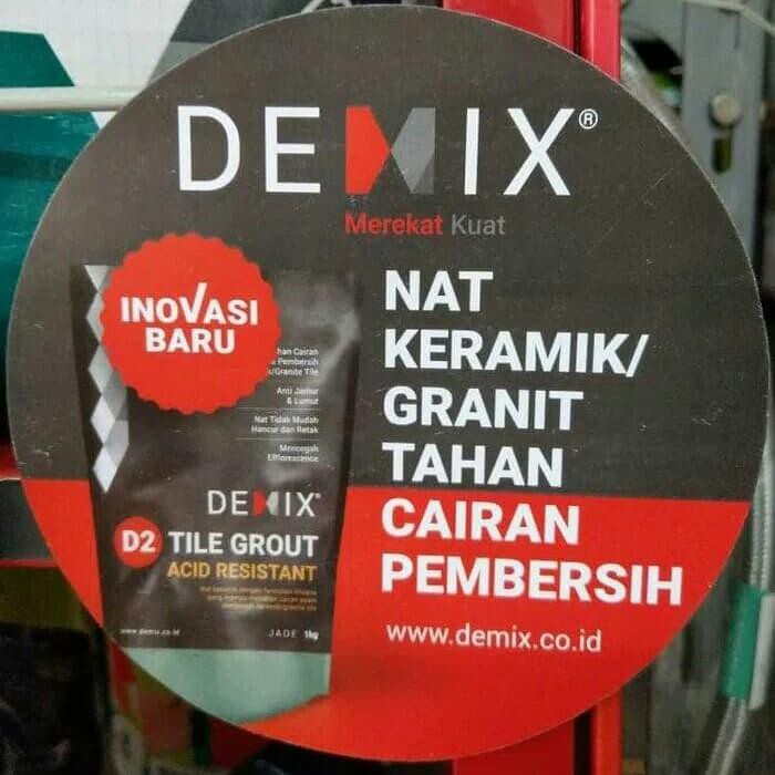 DEMIX D2 Semen Pengisi Nat Keramik Granit Tahan Cairan Pembersih/Oker