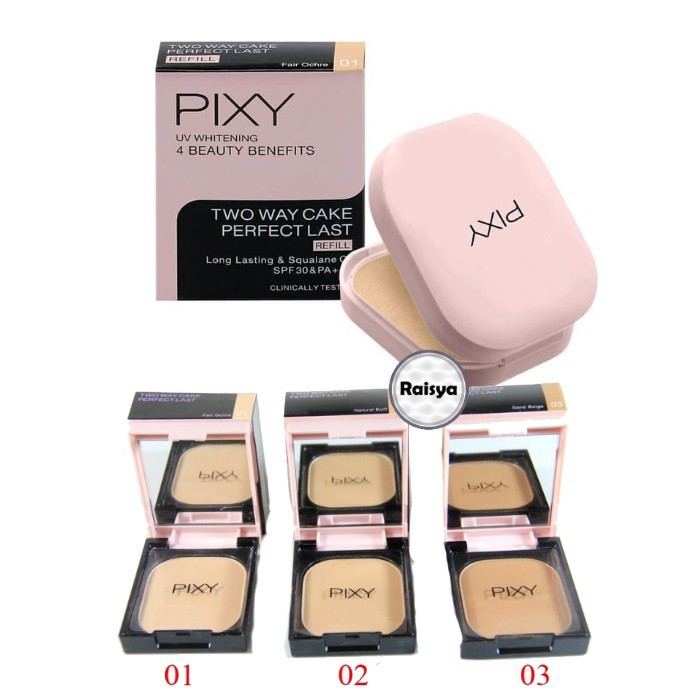 Pixy UV Whitening Benefits Two Way Cake Perfect Last