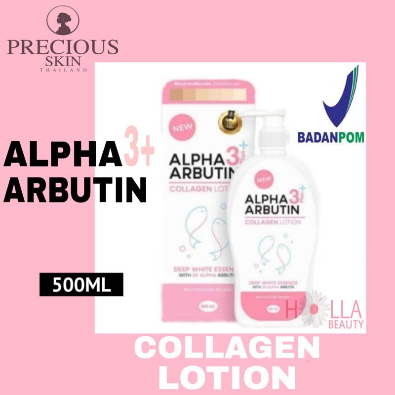 Jual [BPOM] ALPHA ARBUTIN 3 PLUS COLLAGEN WHITENING LOTION , HAND BODY