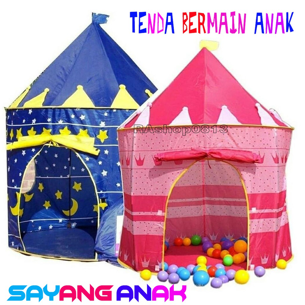 Jual Tenda Anak Castle Jumbo / Mainan Anak / Tenda Kemah | Shopee Indonesia