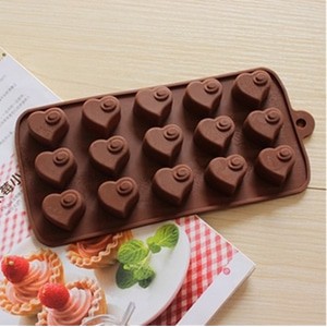 Jual Cetakan Silikon Coklat Praline Hati Love | Shopee Indonesia