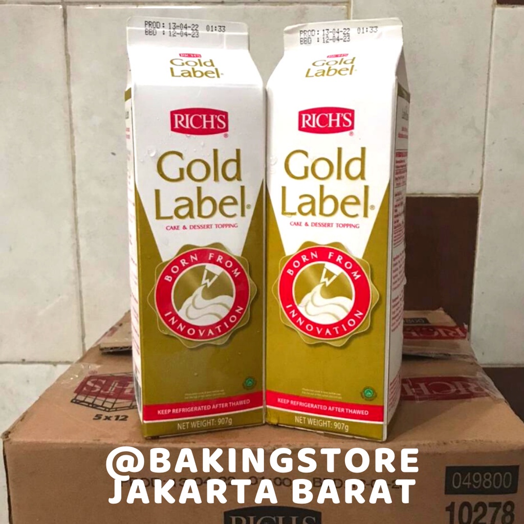 Jual Richs Gold Label Rich's Rich Whipping Cream 907 gr Indonesia