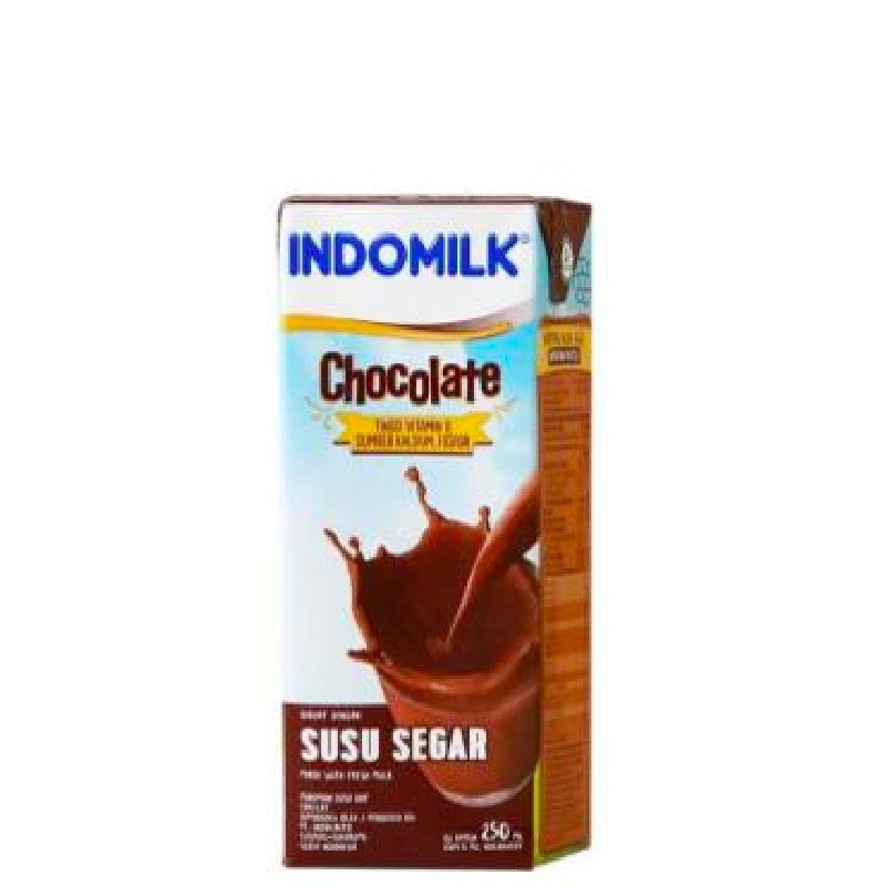 Jual Indomilk Susu Uht Chocolate 250 Ml | Shopee Indonesia