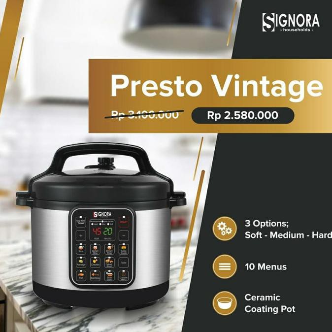 Presto vintage Signora gojek ONLY Shopee Indonesia