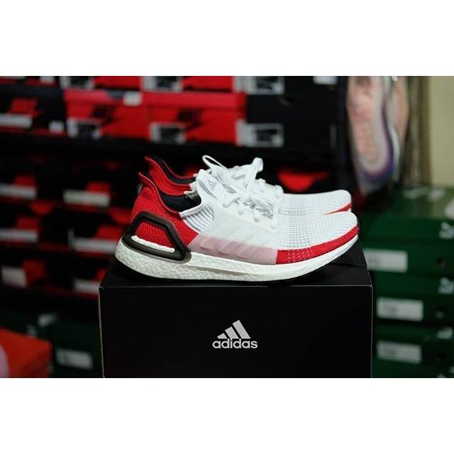 Jual Adidas Ultra Boost 19 White/Red/Black Original Store | Shopee Indonesia