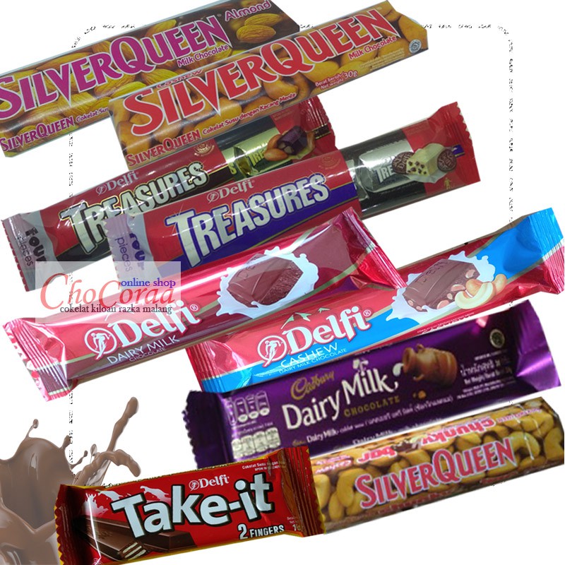 Jual Paket Hemat Aneka Coklat Silverqueen Cadbury Delfi | Shopee Indonesia